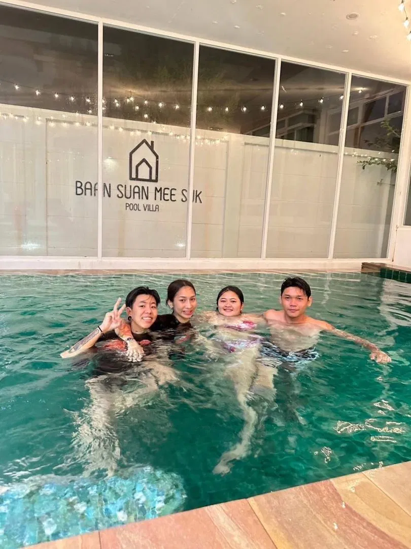 รูปจากลูกค้า บ้านสวนมีสุข พูลวิลล่า