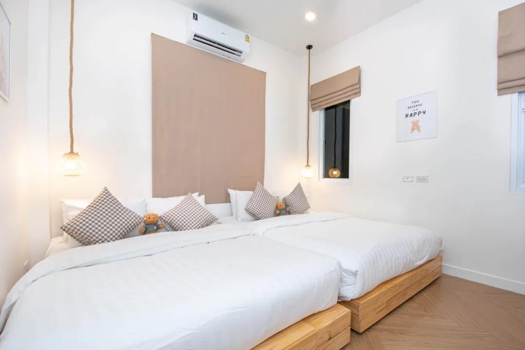 ห้องนอน Teddy house poolvilla