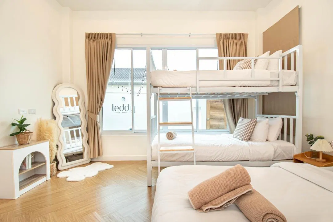 ห้องนอน Teddy house poolvilla