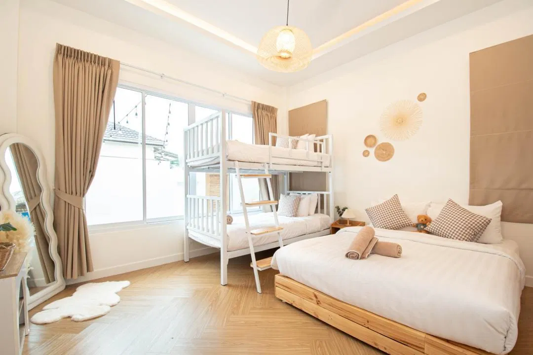 ห้องนอน Teddy house poolvilla