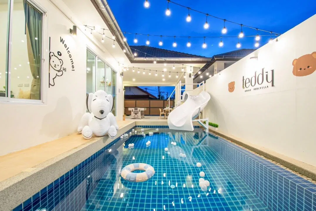 ภายนอก Teddy house poolvilla