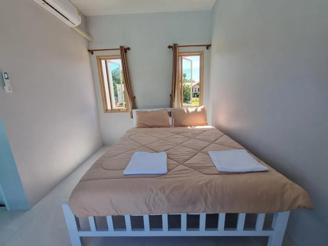 ห้องนอน Pixel mountain view poolvilla (เขาใหญ่)