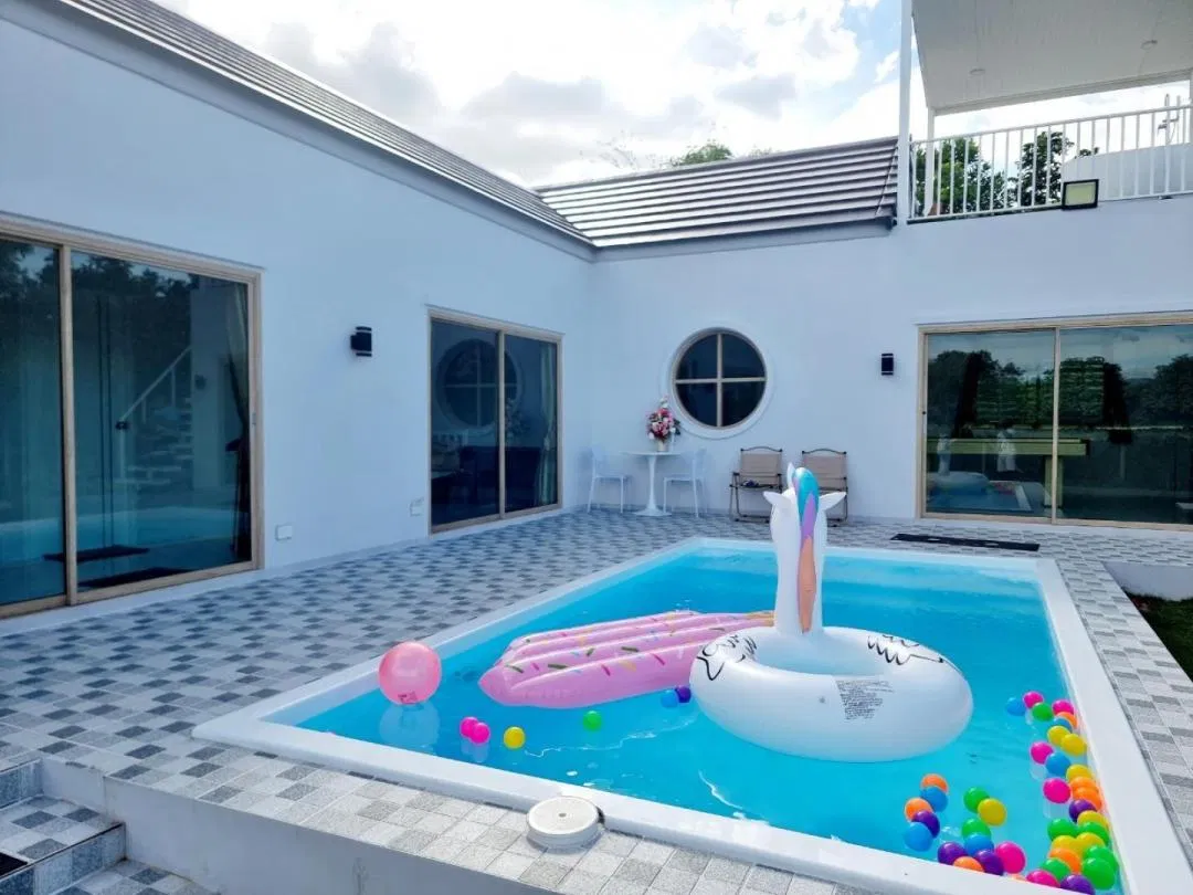 ภายนอก Pixel mountain view poolvilla (เขาใหญ่)