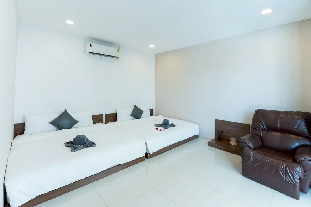 ห้องนอน Na-tree pool villa Pattaya