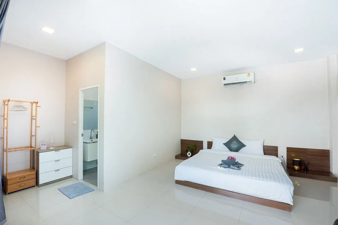 ห้องนอน Na-tree pool villa Pattaya