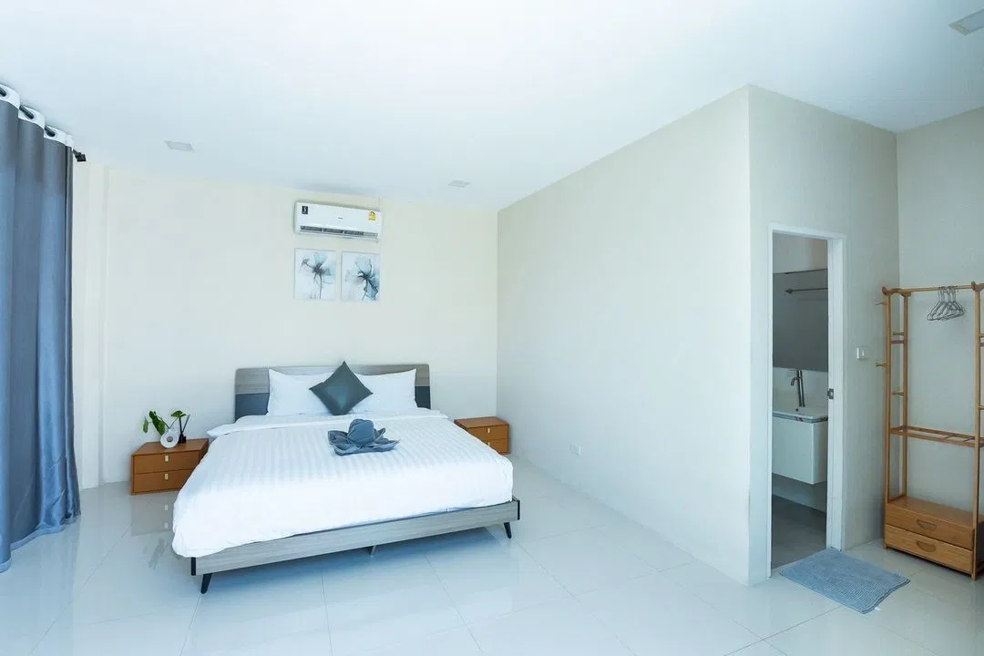 ห้องนอน Na-tree pool villa Pattaya