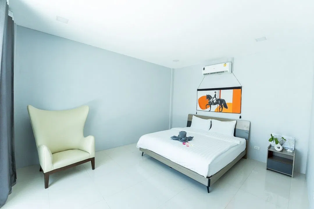ห้องนอน Na-tree pool villa Pattaya