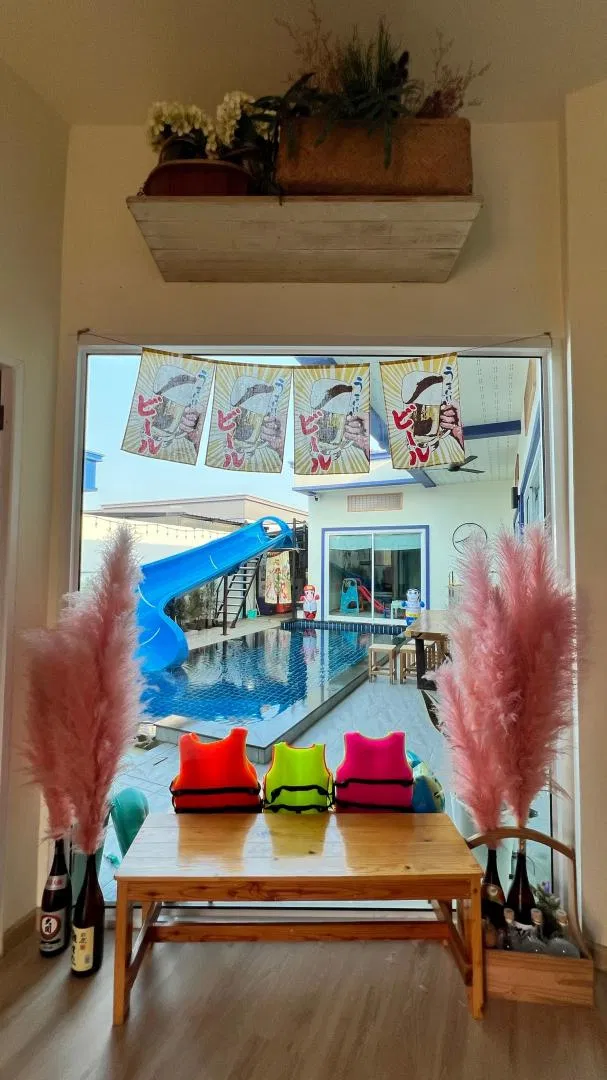 ภายใน Tabi Bito Pool Villa