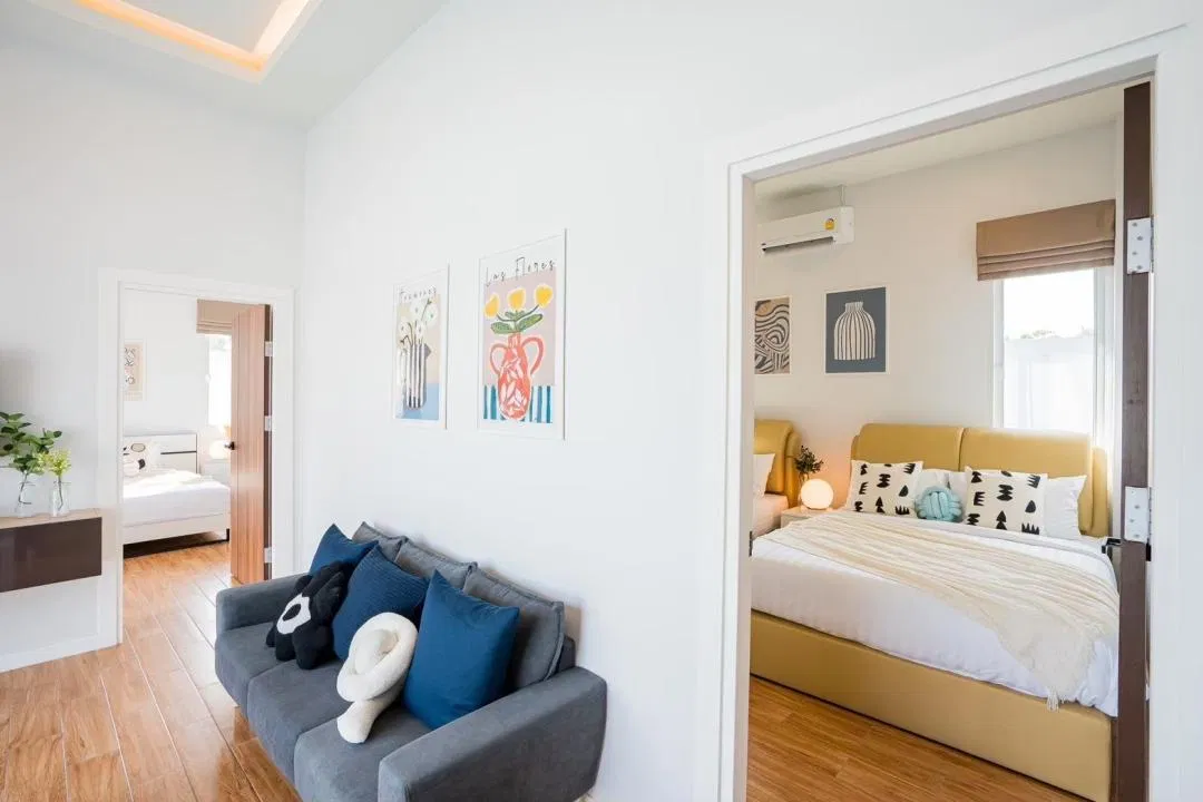 ห้องนอน Terra House Poolvilla