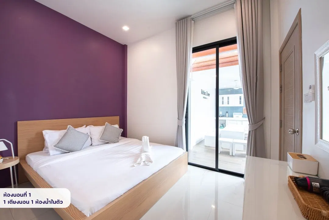 ห้องนอน Miguel Pool Villa