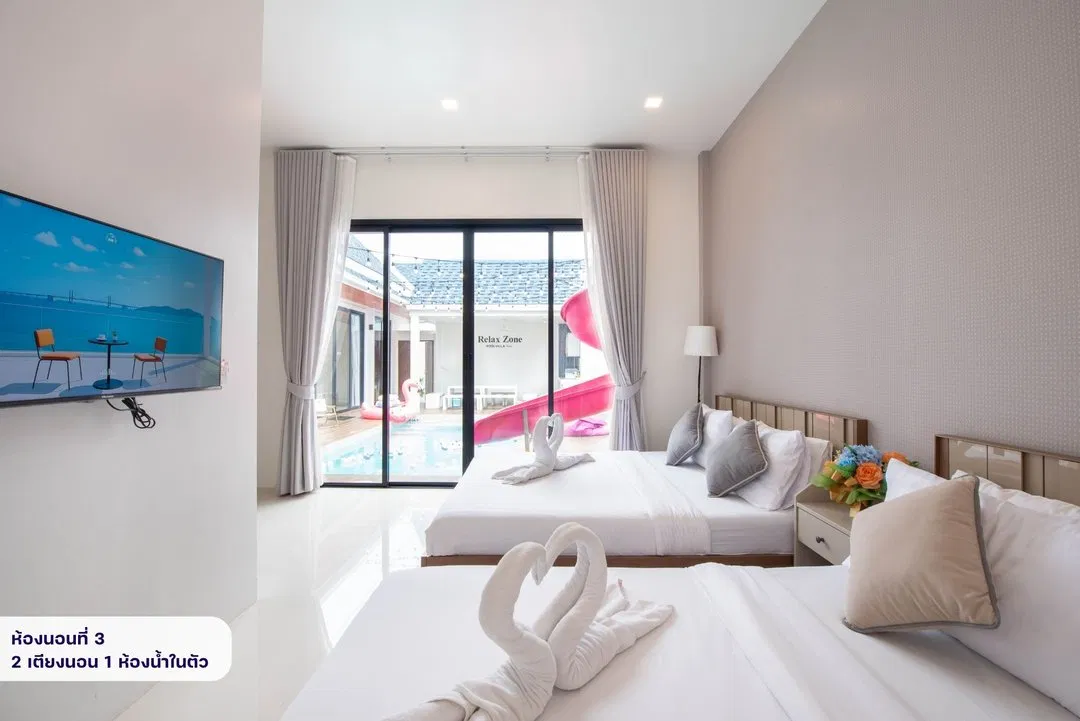 ห้องนอน Miguel Pool Villa