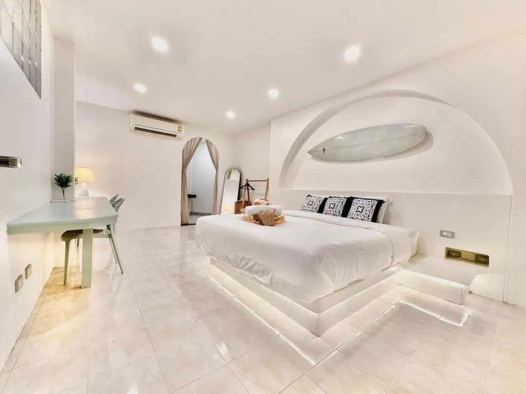 ห้องนอน Lunlana Beach Poolvilla