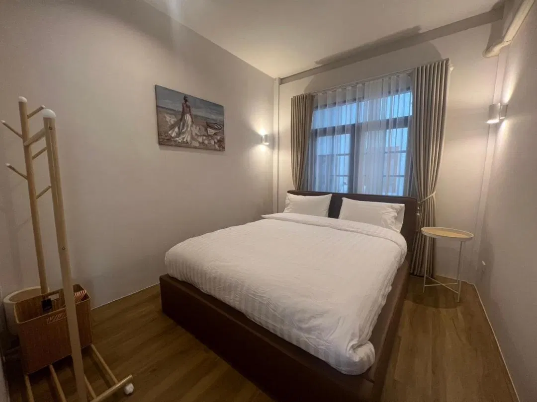 ห้องนอน Okinawa poolvilla บางแสน