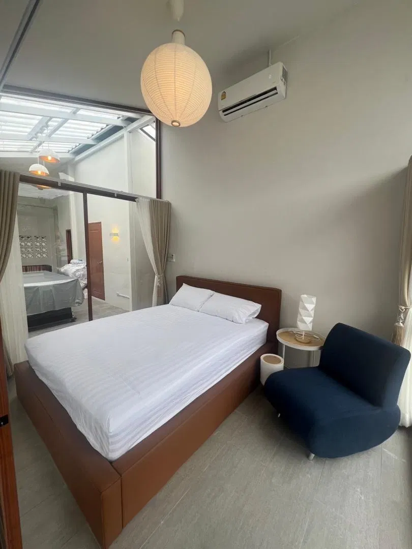 ห้องนอน Okinawa poolvilla บางแสน
