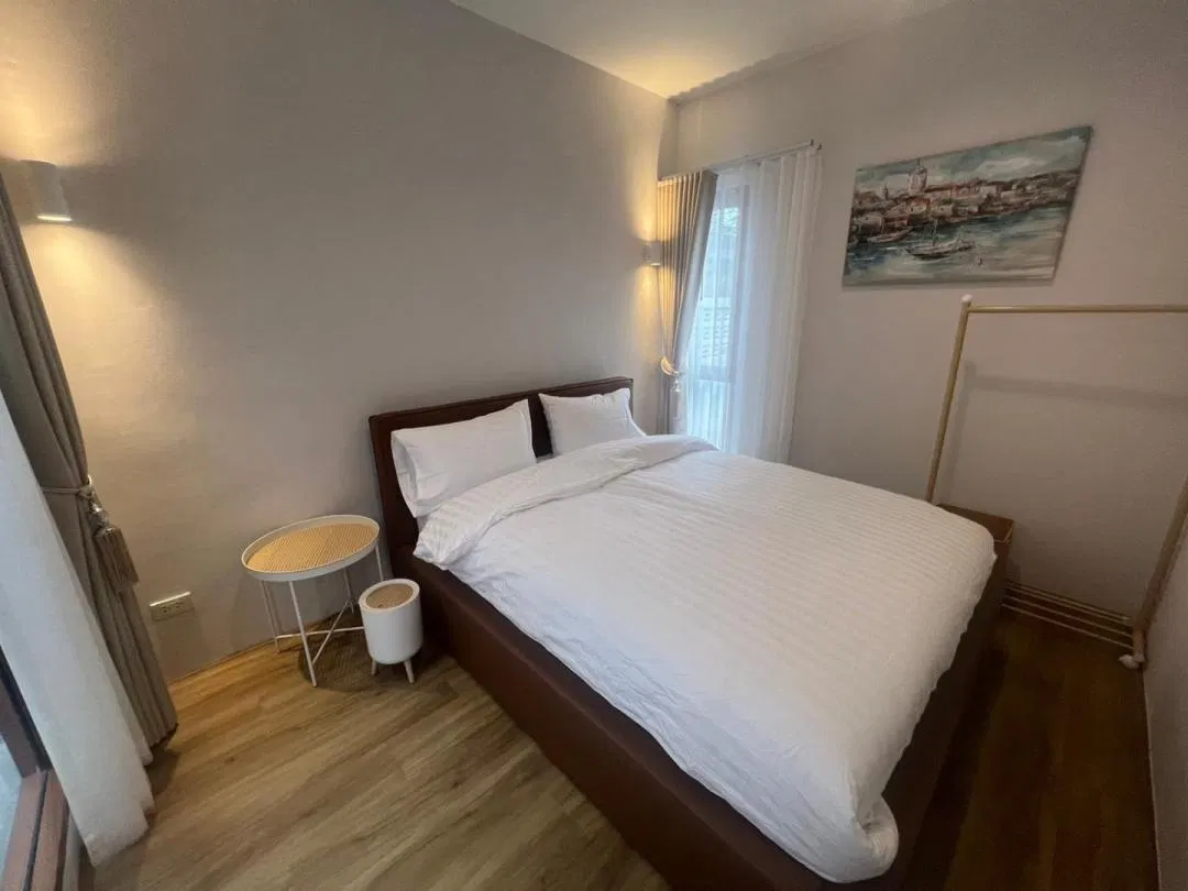 ห้องนอน Okinawa poolvilla บางแสน