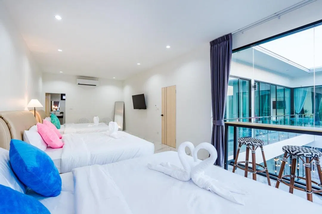 ห้องนอน For U Poolvilla @Huahin