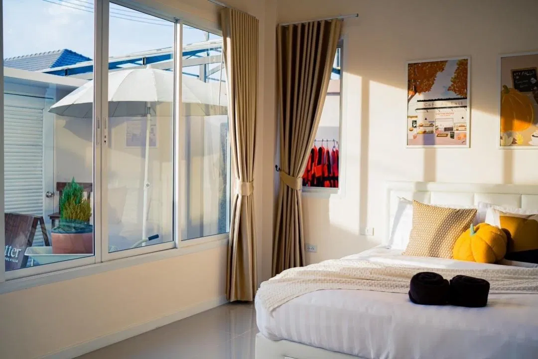 ห้องนอน Butter House Poolvilla (บัตเตอร์ เฮ้าส์)
