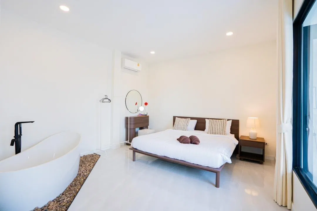ห้องนอน Walnut House Poolvilla