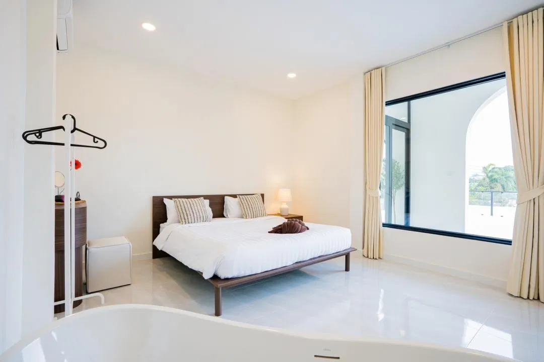 ห้องนอน Walnut House Poolvilla