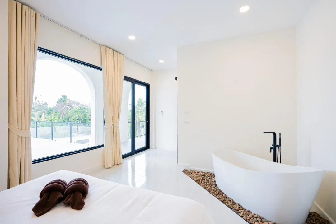 ห้องนอน Walnut House Poolvilla