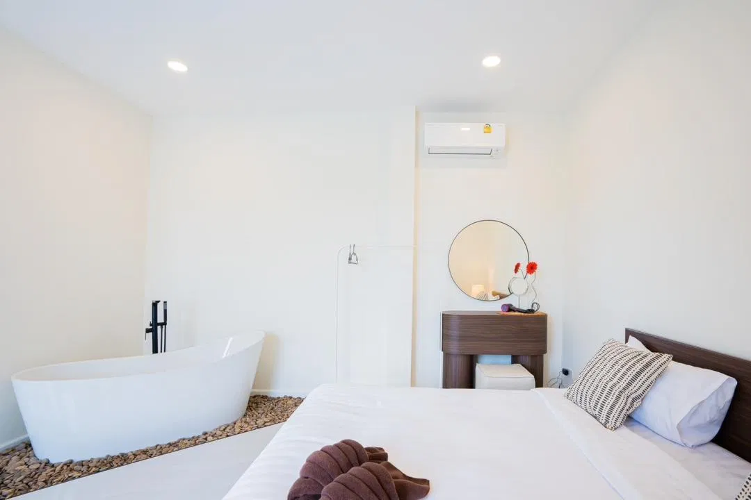 ห้องนอน Walnut House Poolvilla