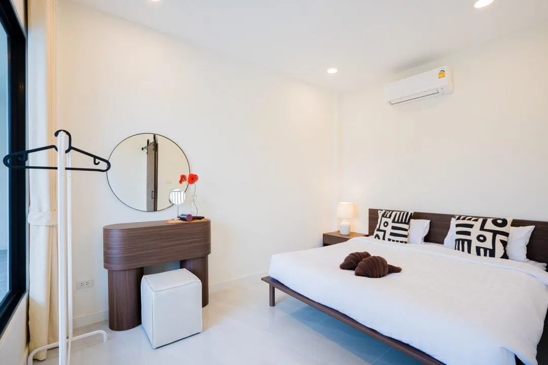 ห้องนอน Walnut House Poolvilla