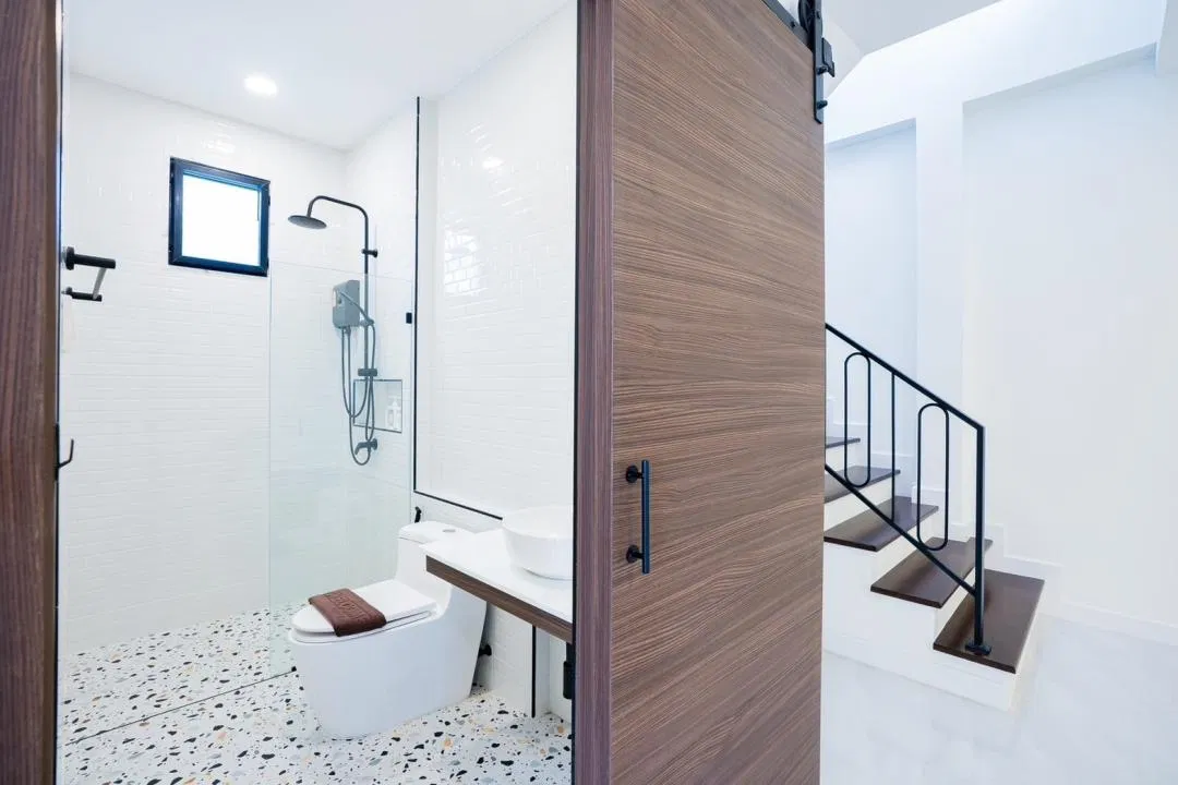 ห้องน้ำ Walnut House Poolvilla