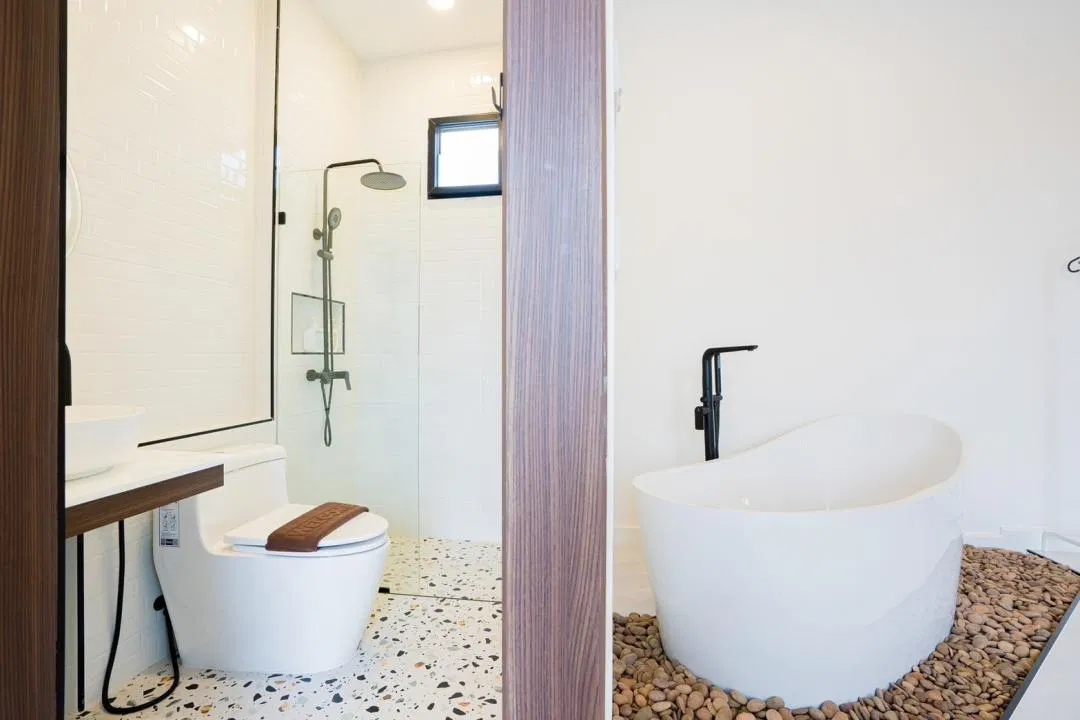 ห้องน้ำ Walnut House Poolvilla