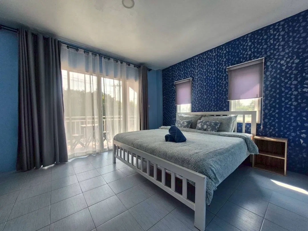 ห้องนอน PinkPoolVilla Pattaya