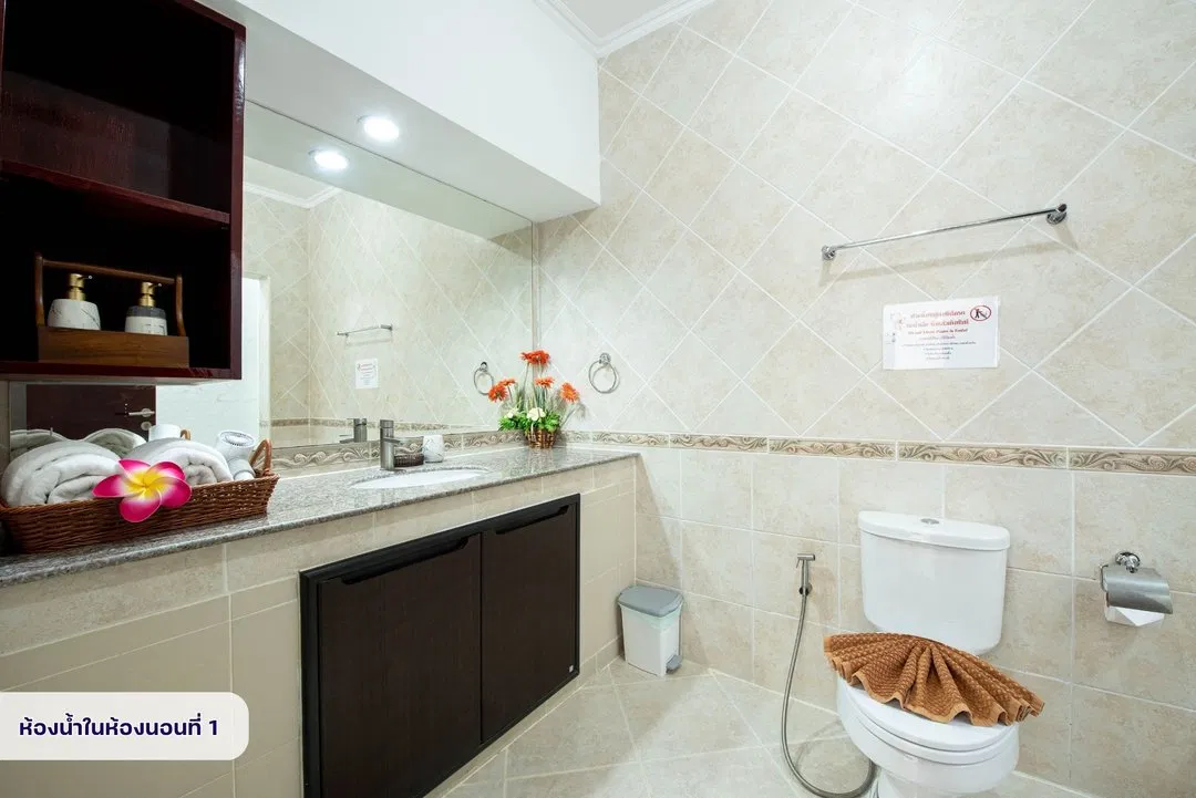 ห้องน้ำ MM Pool Villa Pattaya