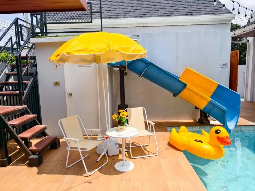 ภายนอก Sea mood pool villa
