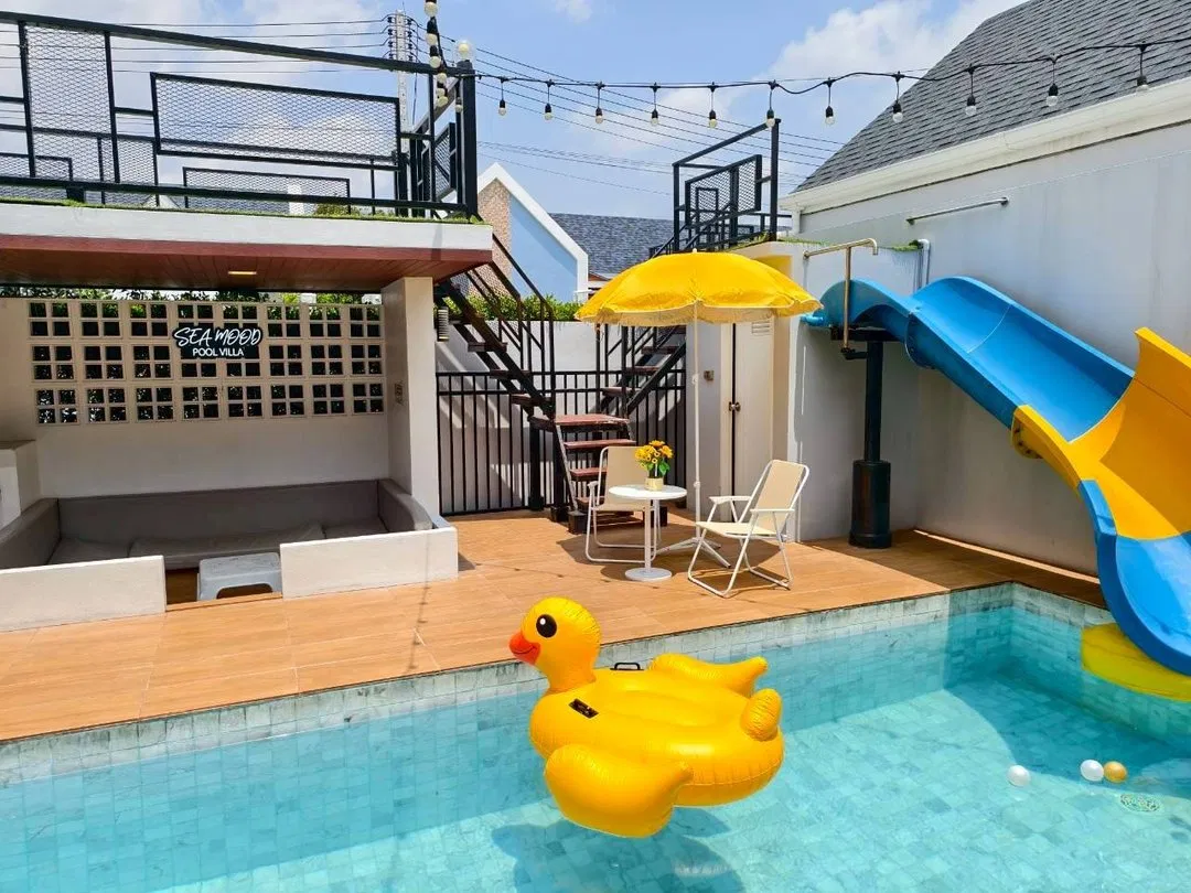 ภายนอก Sea mood pool villa