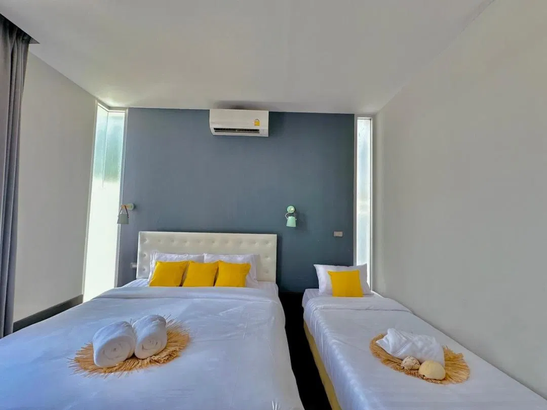 ห้องนอน Family Pool Villa