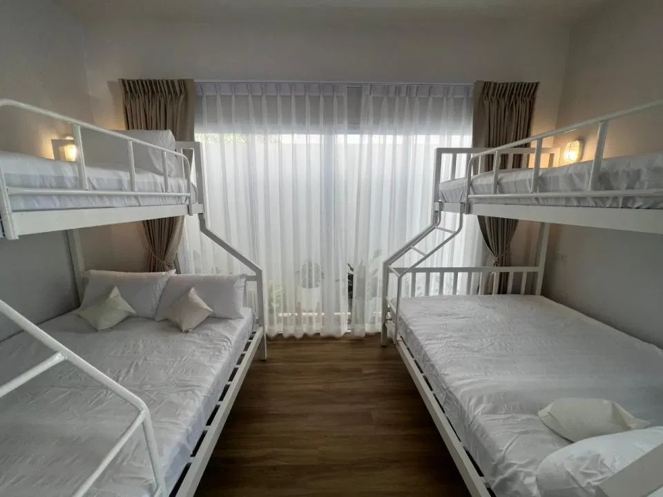 ห้องนอน WHITE PEARL หาดบางแสน