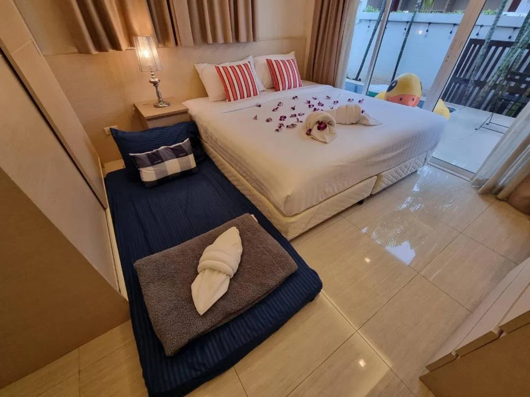 ห้องนอน The Golfers Poolvilla