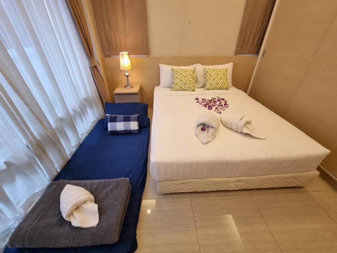 ห้องนอน The Golfers Poolvilla