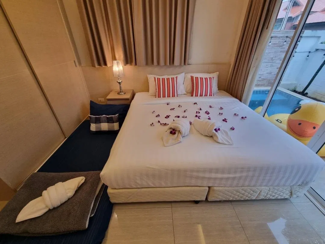ห้องนอน The Golfers Poolvilla