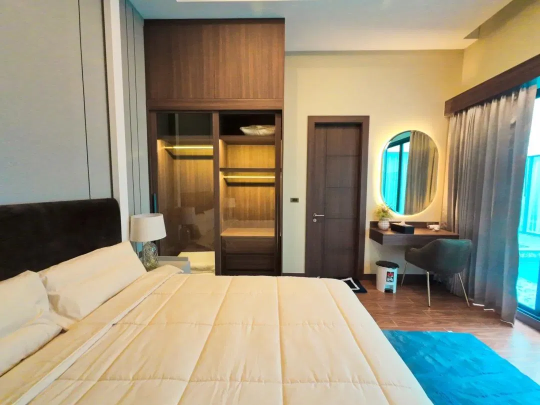ห้องนอน PNT LUXURY VILLA