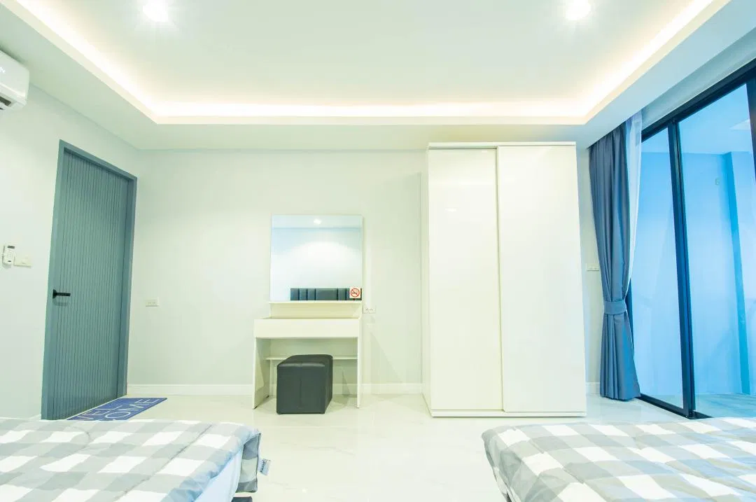 ห้องนอน The bluesea poolvilla jomtien