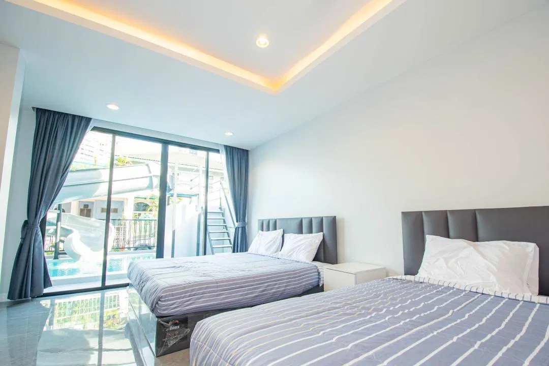 ห้องนอน The bluesea poolvilla jomtien