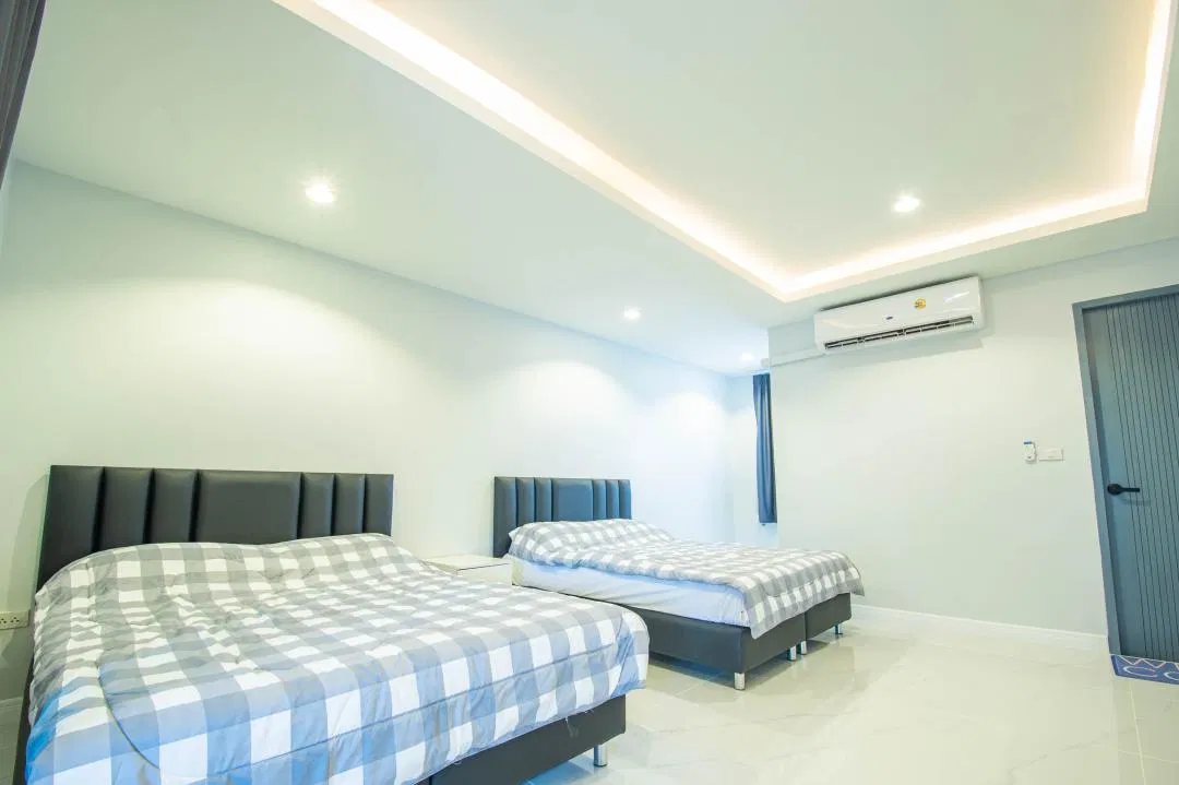 ห้องนอน The bluesea poolvilla jomtien