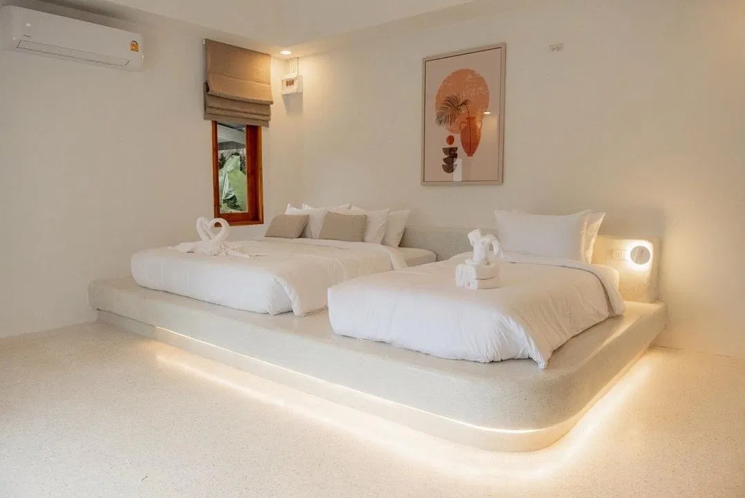 ห้องนอน D’Villa Ban Amphoe