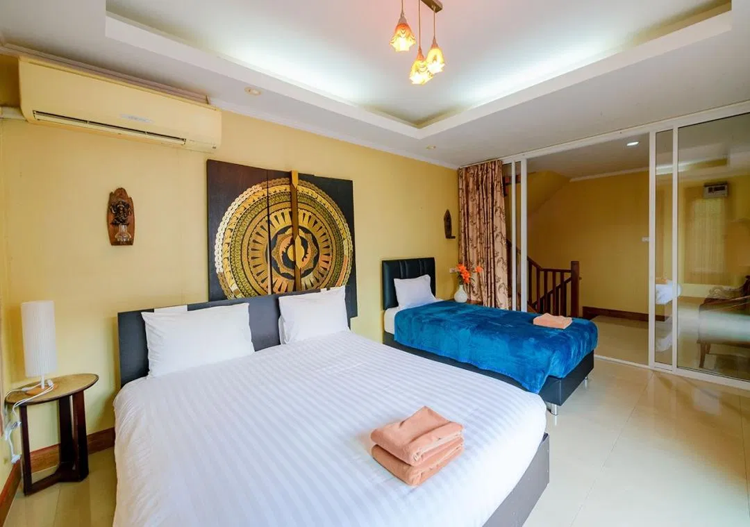 ห้องนอน ทาวน์เฮ้าส์ 4B 208 (Lunar House)