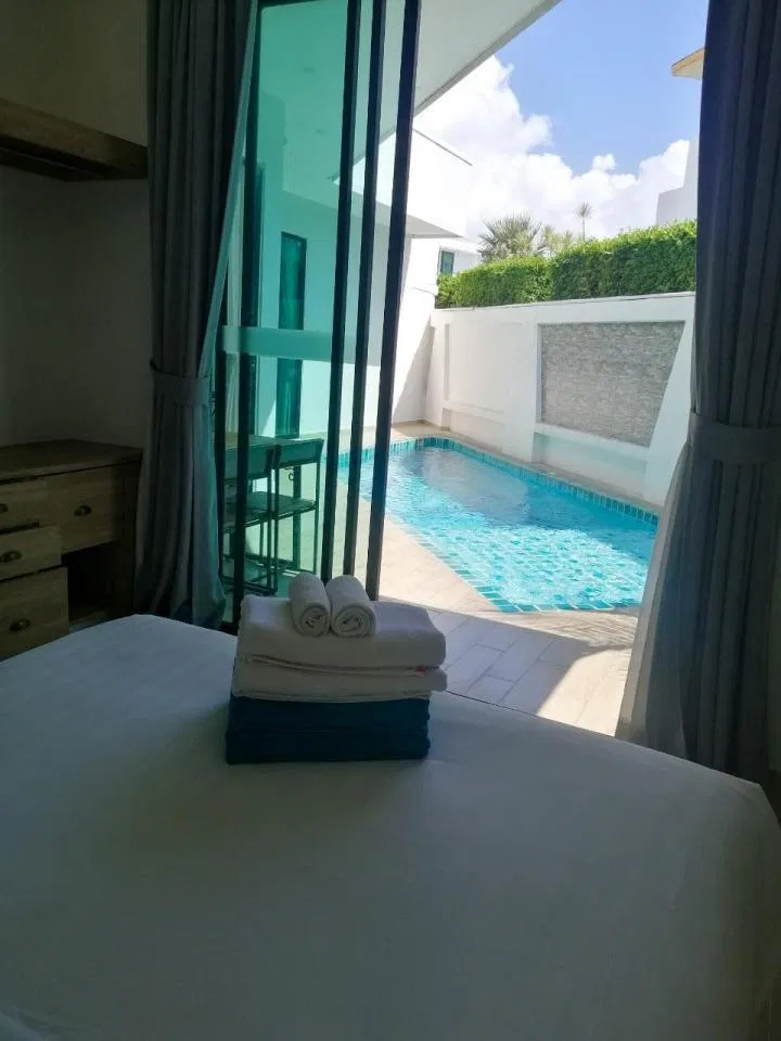 ห้องนอน 2 bedrooms pool villa