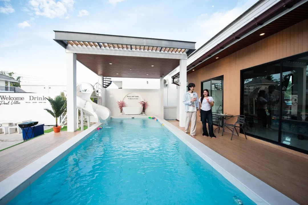 ภายนอก Welcome drink poolvilla
