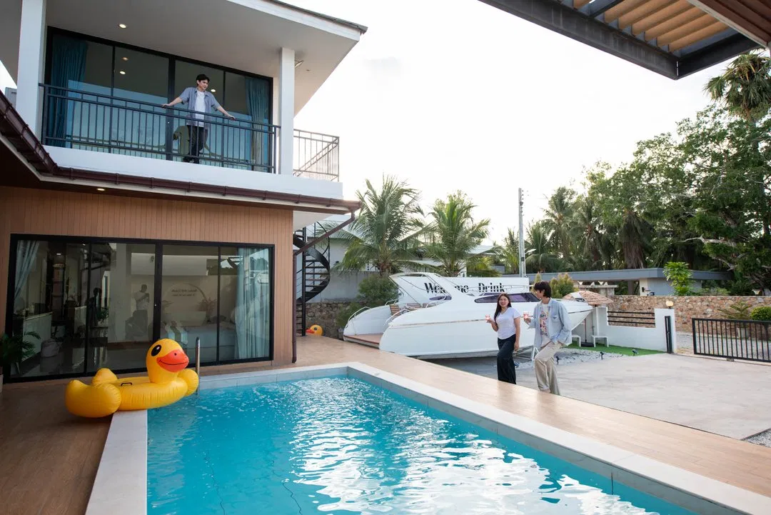 ภายนอก Welcome drink poolvilla