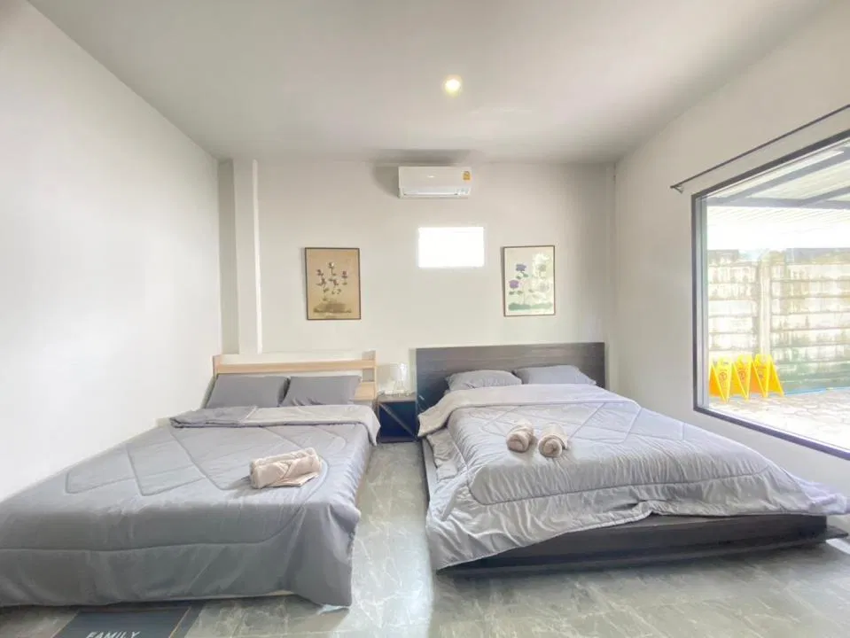 ห้องนอน Rocky pool villa