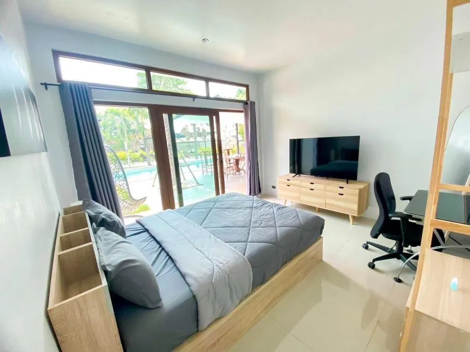 ห้องนอน Rocky pool villa