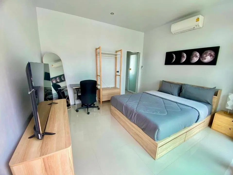 ห้องนอน Rocky pool villa