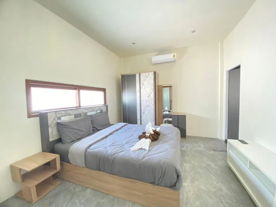ห้องนอน Rocky pool villa